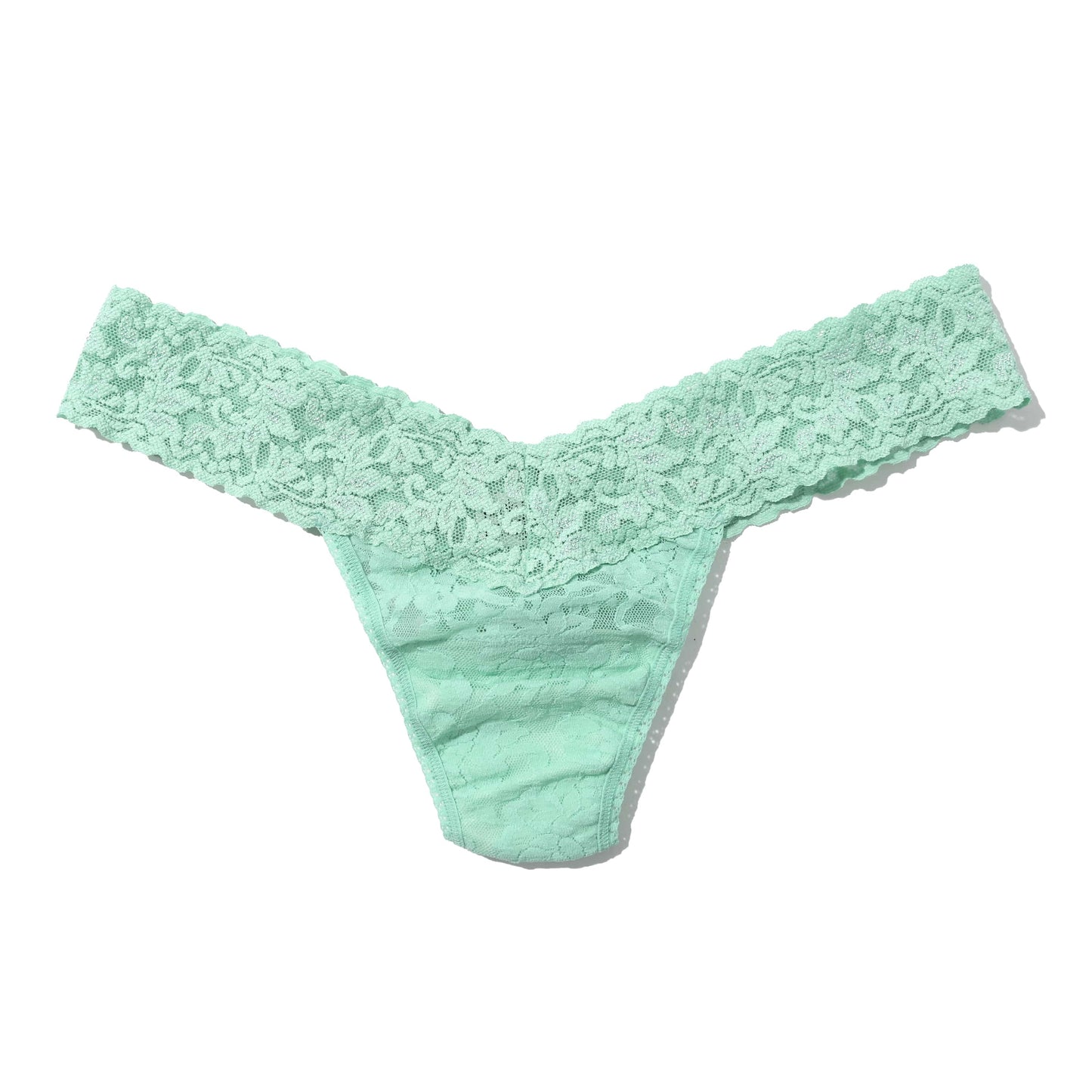 Hanky Panky Signature Lace® Low Rise Thong Mint Sprig 4911 MSPG