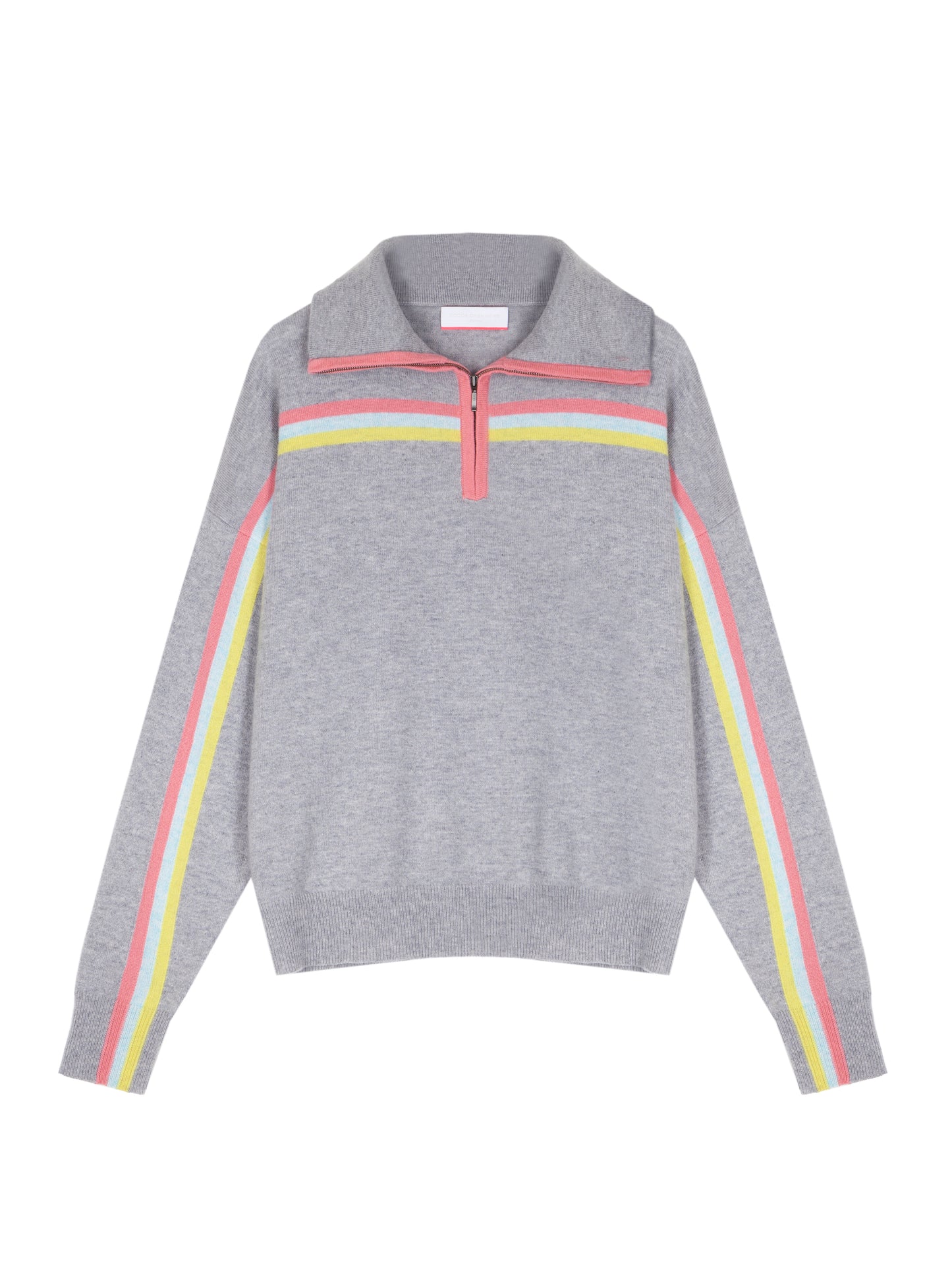 Alana Cashmere 1/4 Zip Jumper Top CC5033