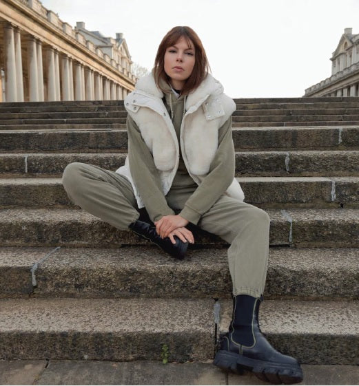 Vegancode Super-Soft Cream Vest BJ19246