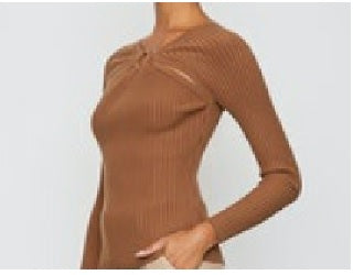 Bailey44 Daleyza Rib Knit Top 401-D433