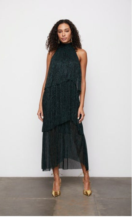 Bailey44 Geena Shimmery Emerald Dress 410-U044