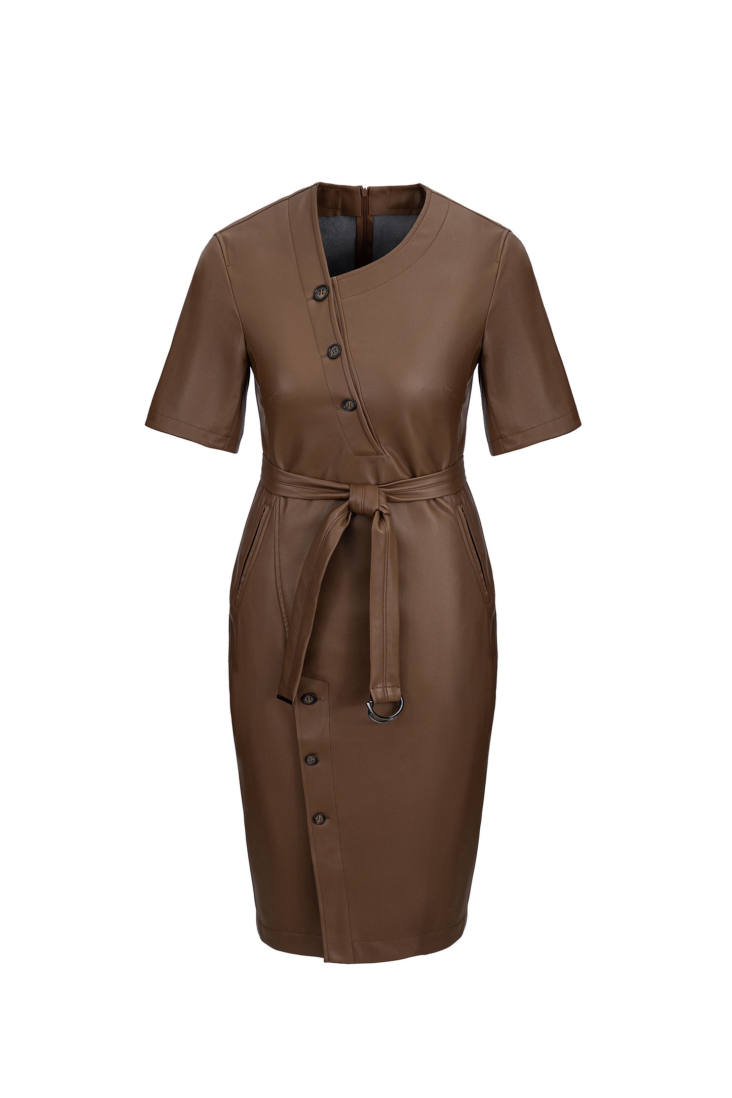 Urbancode Faux Leather Dress BT19-238