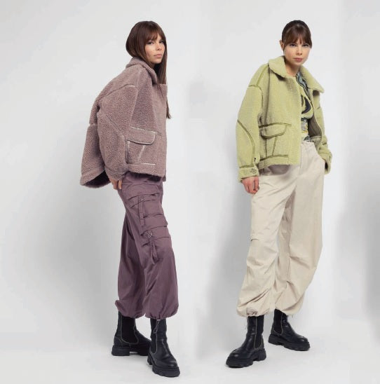 Vegancode Borg Short Jacket BJ19251