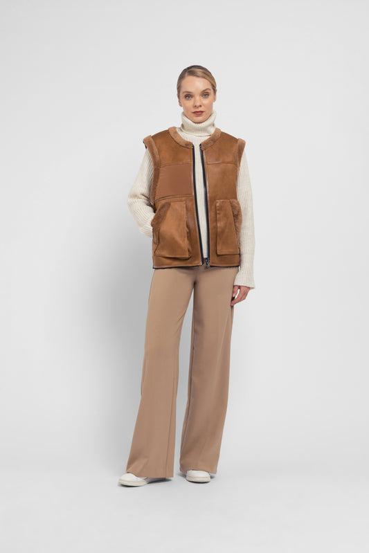 Urbancode Violet Reversible Vest BJ19221