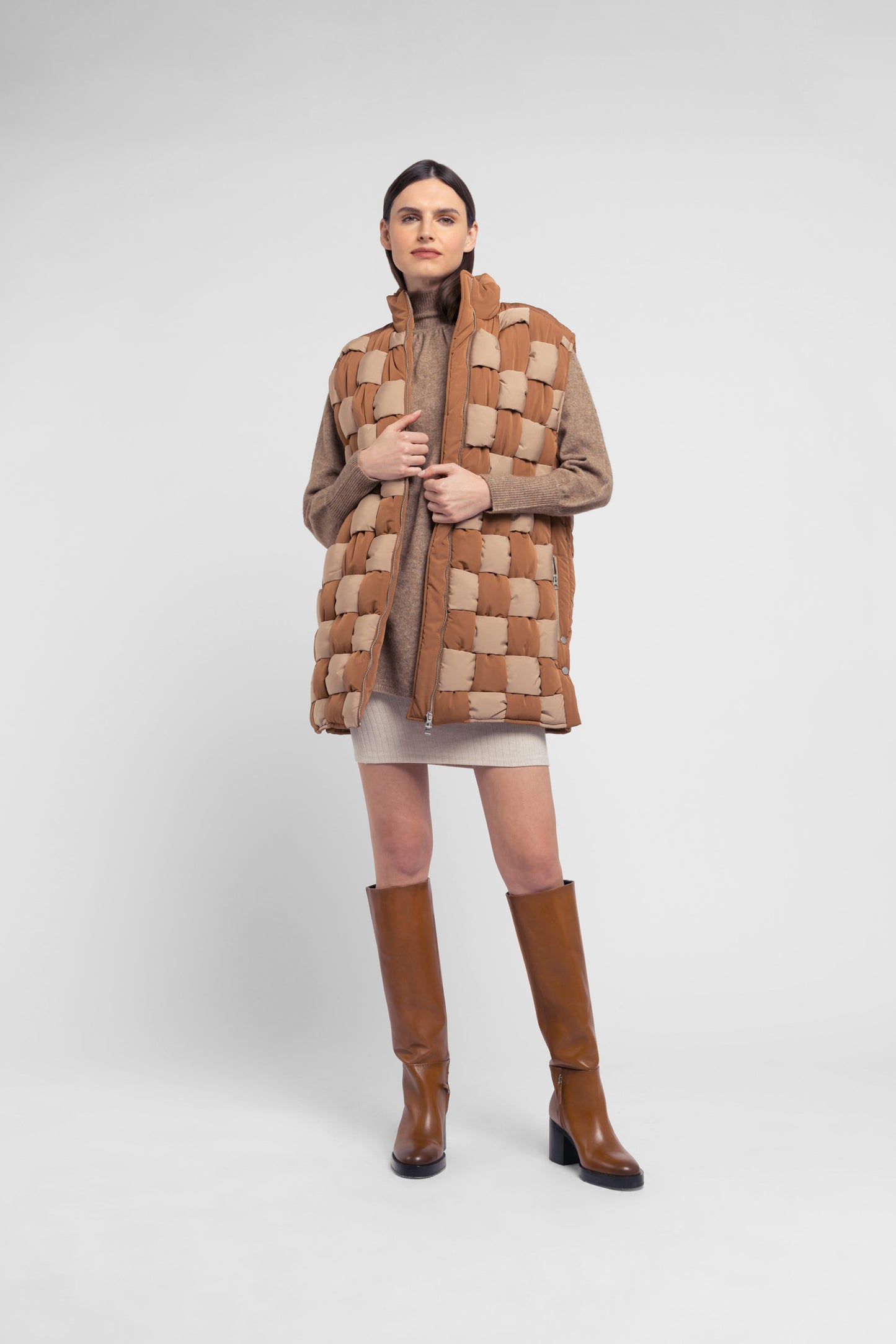 Urbancode Cher Two-Tone Gillet-Vest BJ19231