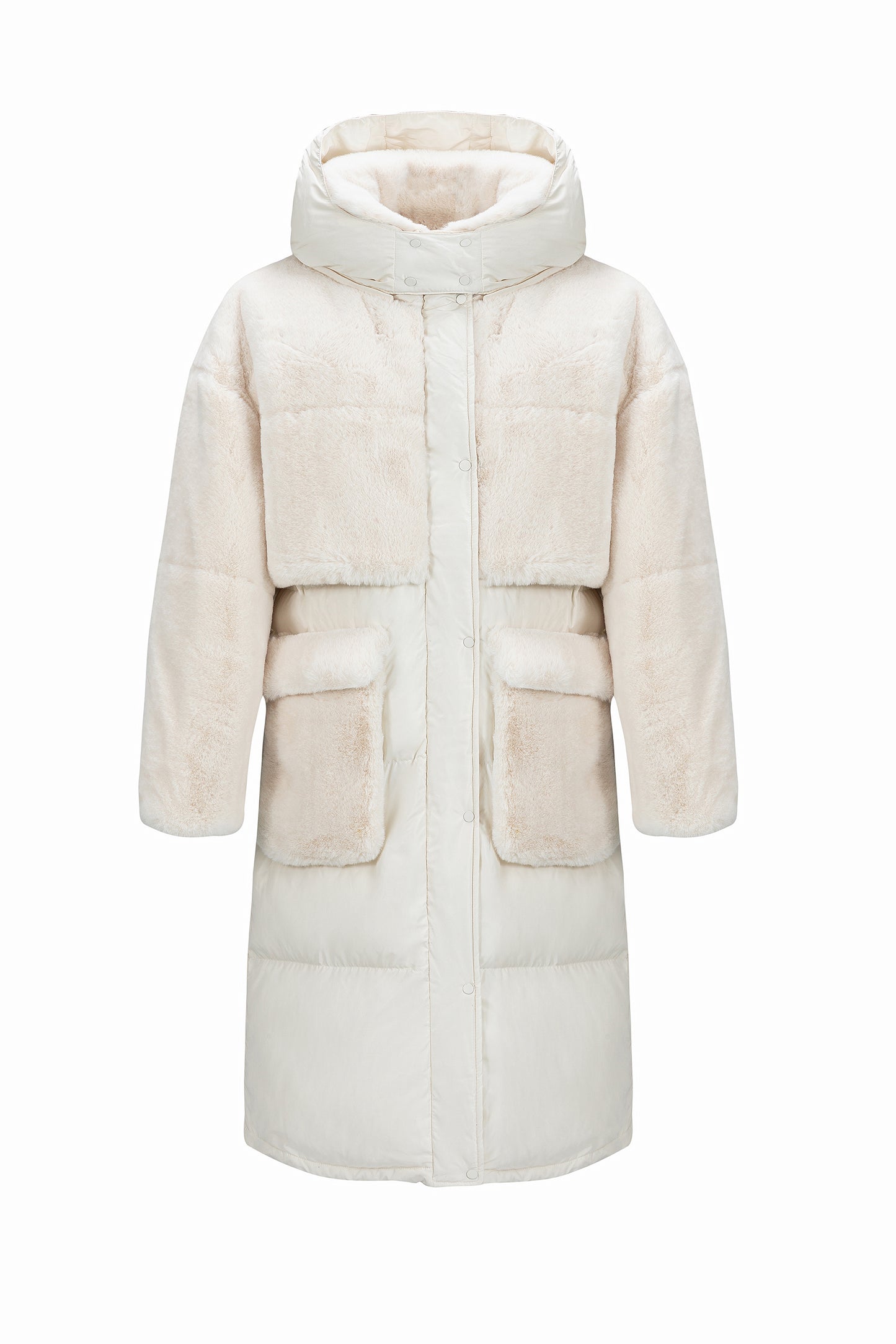 Vegancode Super-Soft Cream Coat BJ19248