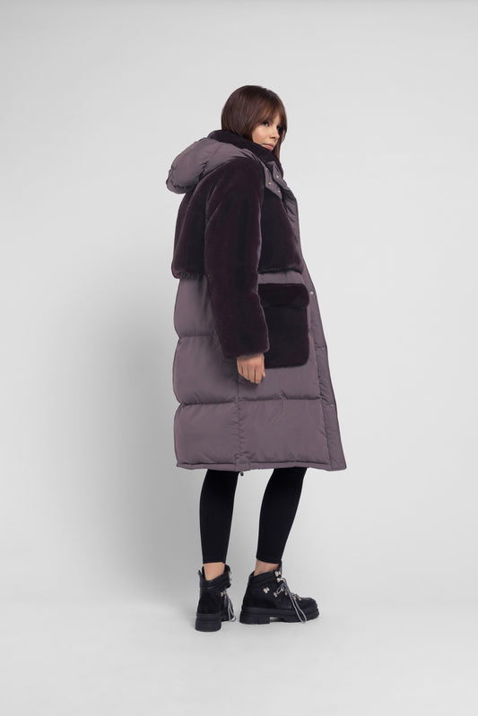 Vegancode Super Soft Puffer Parka  BJ19248