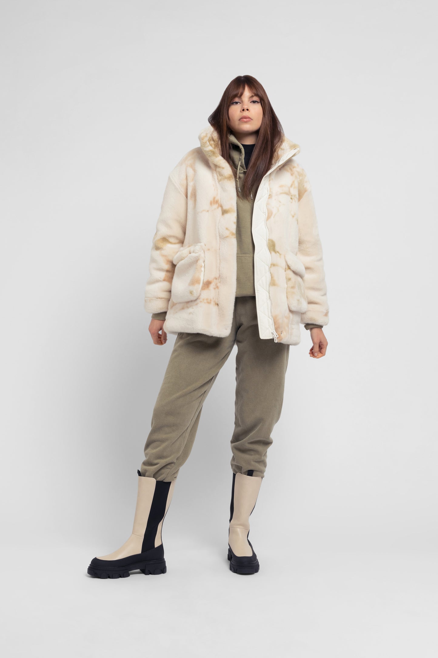 Vegancode Super Soft Fur Bomber Jacket BJ19249