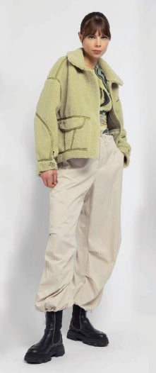 Vegancode Borg Short Jacket BJ19251