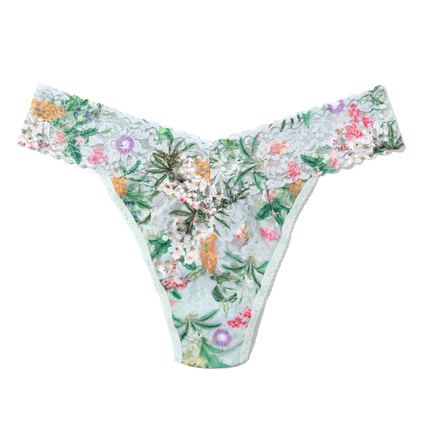 Hanky Panky Printed Signature Lace® Original Rise Thong Floriculture PR4811 FLOG
