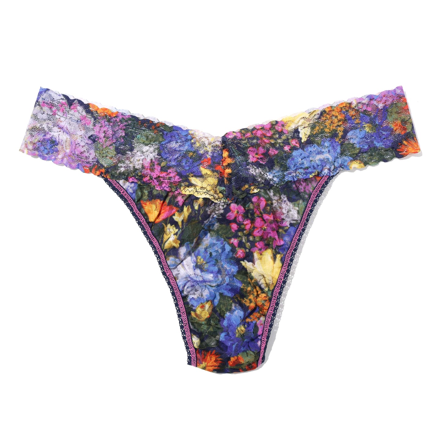 Hanky Panky Printed Signature Lace® Original Rise Thong Impressionist PR4811 IMPB
