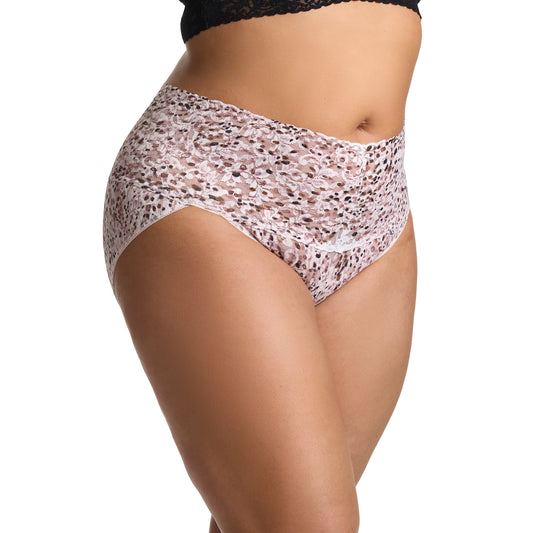 Hanky Panky PLUS Printed Retro Lace V-kini  PR9K2124X