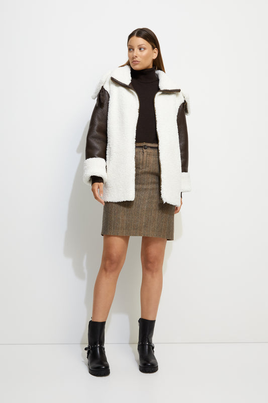 Unreal Fur Symbiosis Sherpa Coat URF8300335