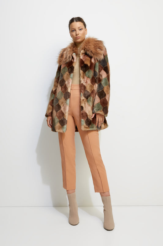 Unreal Fur Casablanca Coat URF8300165