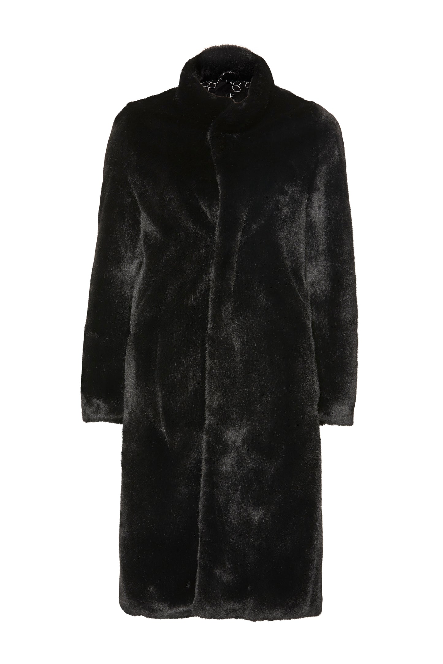 Unreal Fur Raven Long Coat URF8300075
