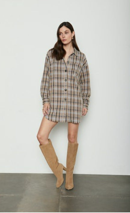 Bailey44 Criss Plaid Coat 407-5512