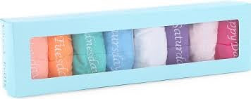 Cheek Frills Days of the Week 8 Pack Knickers