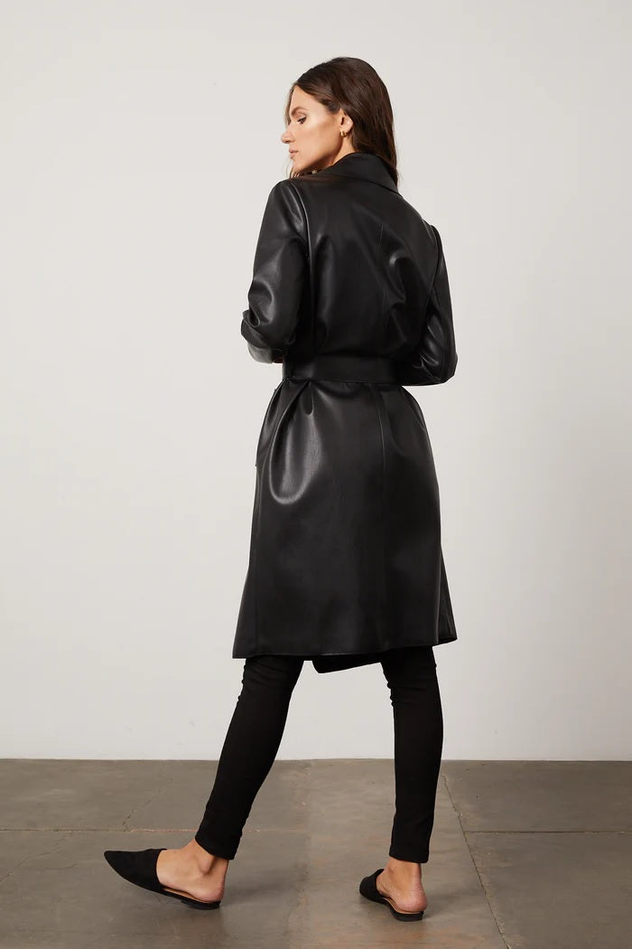Bailey44 Freya Eco Vegan Leather Trench Coat B44-5485