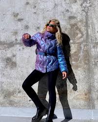 Unreal Fur Neon Puffer Ski-style Jacket URF8310235