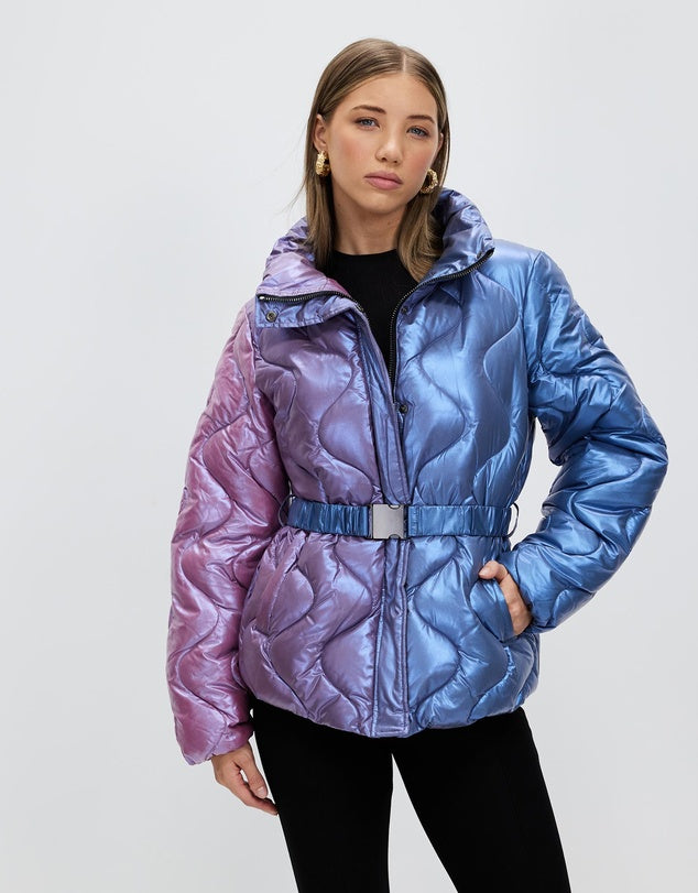 Unreal Fur Neon Puffer Ski-style Jacket URF8310235